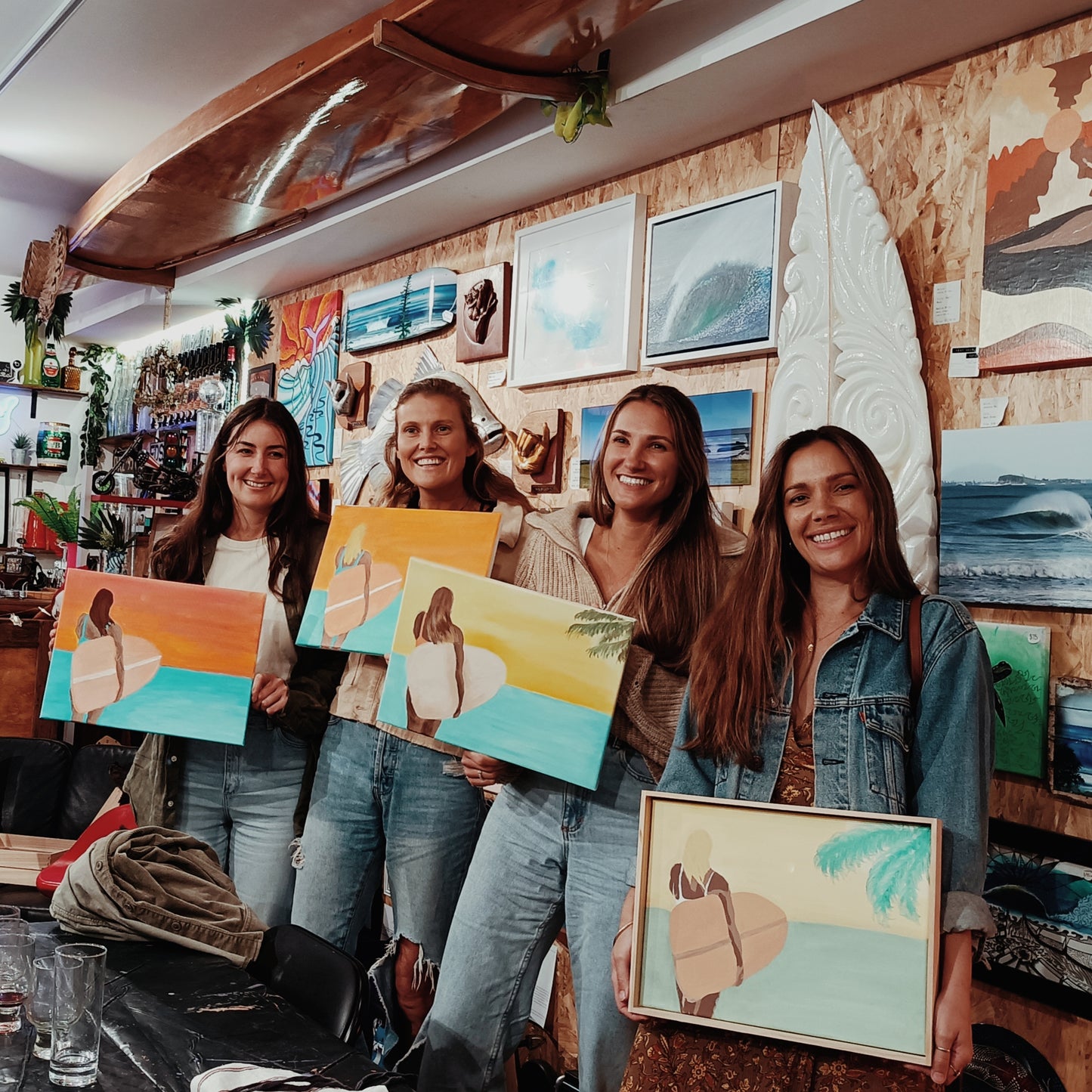PAINT AND SIP WORKSHOP - SATURDAY 16th AUGUST: 3.30PM - 6:00PM